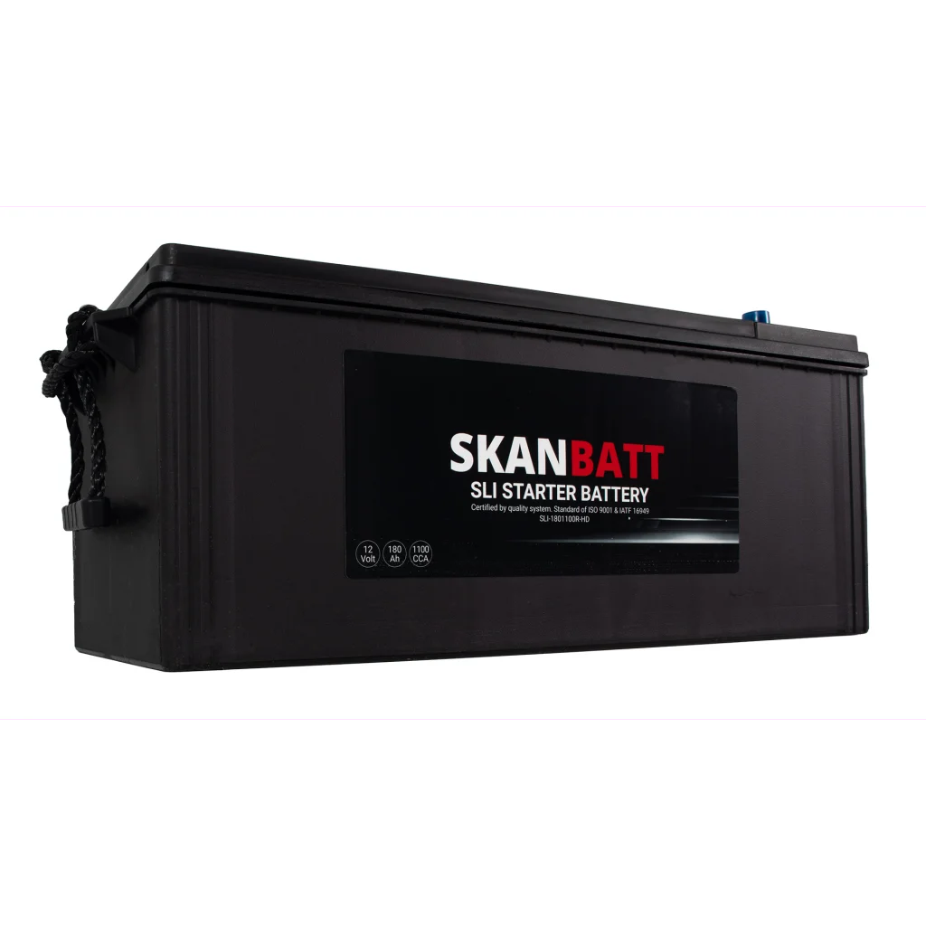 SKANBATT SLI HD Startbatteri 12V 180AH 1100CCA (513x224x218mm) +R