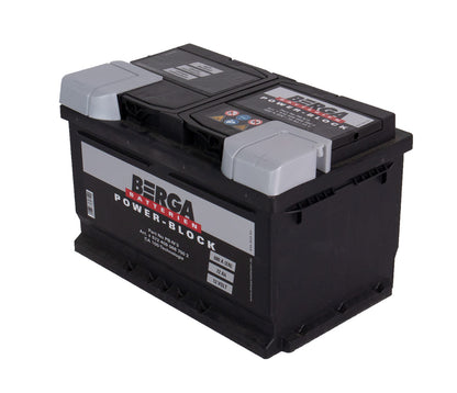 Berga Power Block 12V 72Ah 680Cca shown in detail view