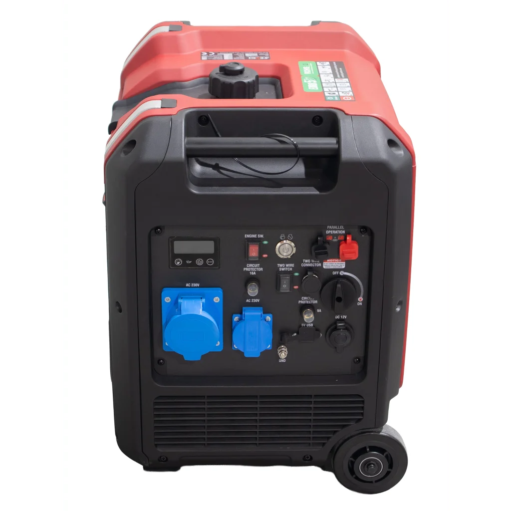 SENCI SC4500i Inverter Aggregat - Bensin - Max 4500W - ATS / Relestyring - Elektrisk start