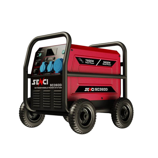 SENCI Lithium LPS 3840Wh Power Station med 3600W (7200W) sinus inverter - HD Utebruk