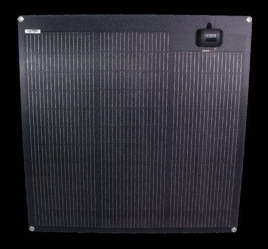 SKANBATT Fleksibelt Solcellepanel 75W - ETFE - 670x670x3mm