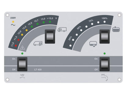 Schaudt Ebl211+Lt420 Display Og Strømsentral For Bobiler