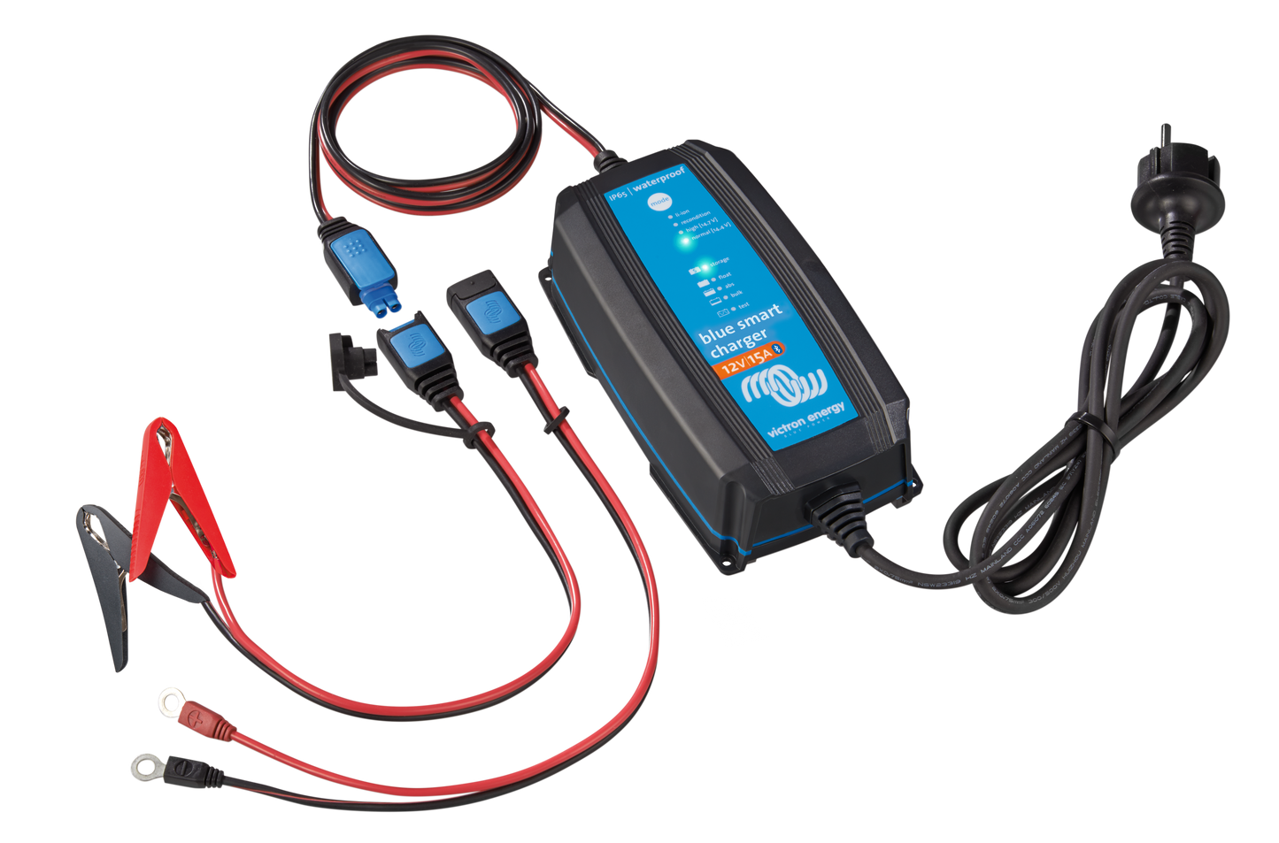 VICTRON Blue Smart IP65 Batteriladdare 12V 15A m/Bluetooth 12/15