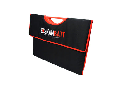 Skanbatt Sammenleggbart Solcellepanel 60W M/Usb label detail