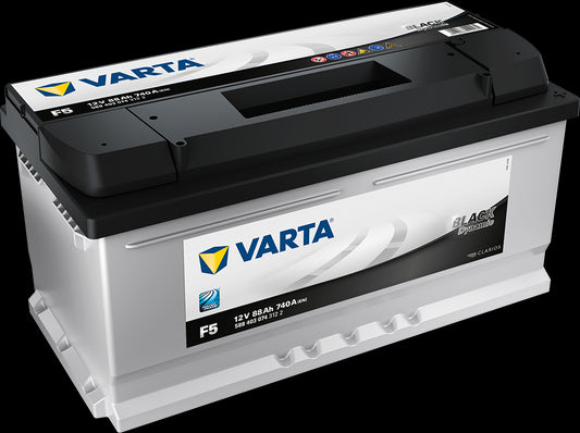 VARTA Black Dynamic Batteri 12V 88AH 740CCA (353x175x175/175mm) +høyre F5 - Image 1