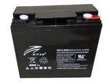 Ritar High Rate Agm Batteri 12V 22Ah M5 shown in product view