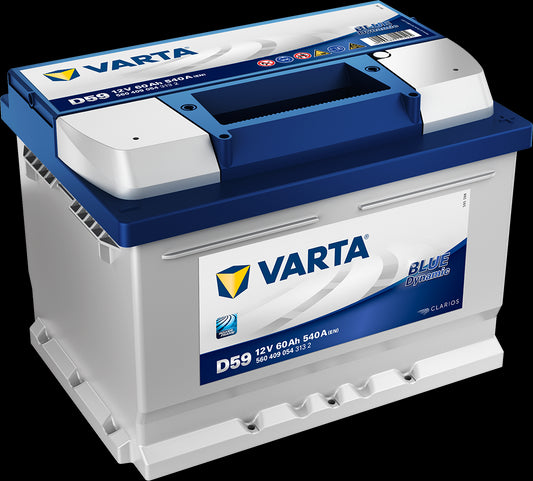 VARTA Blue Dynamic Batteri 12V 60AH 540CCA (242x175x175/175mm) +høyre D59 - Image 1