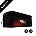 SKANBATT Premium Lithium - 12V 460Ah 200A BMS - 522x218x268mm - Bluetooth - Heat - 8 Års garanti