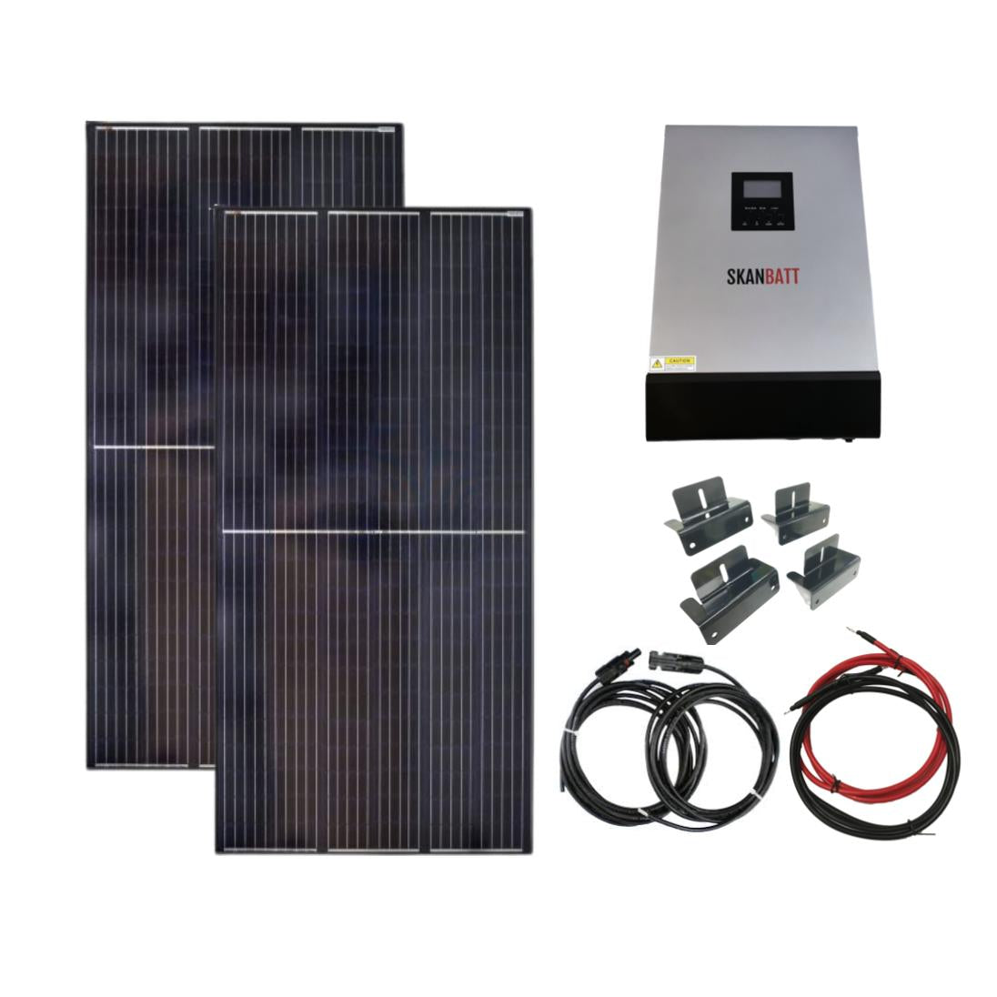 SKANBATT Kraftpaket Hybrid STUGA - Stor - 230V - 5000VA - 820W