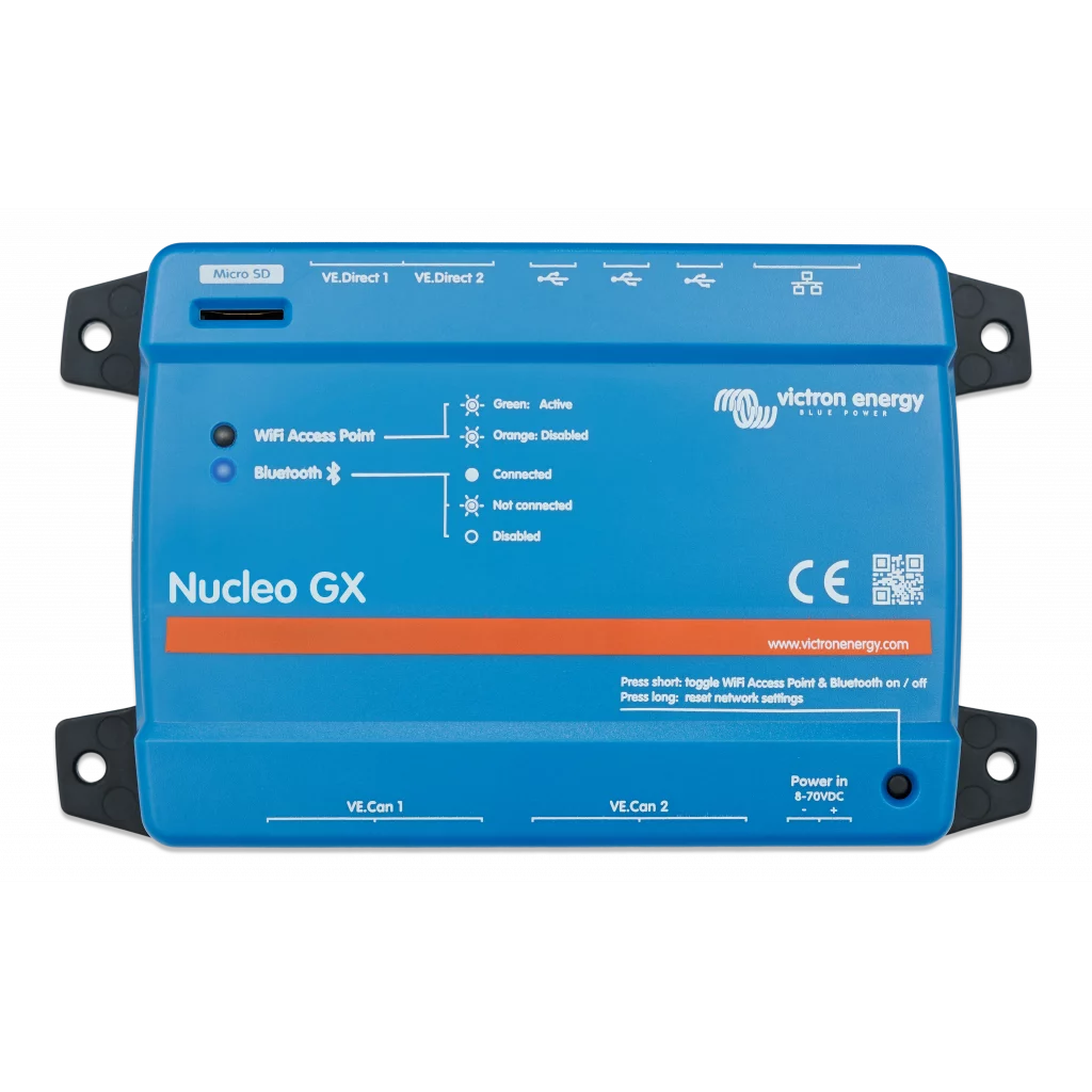 Victron Nucleo GX shown in product view