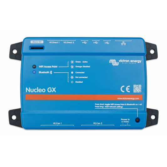 Victron Nucleo GX shown in product view