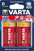 Varta Max Tech D 1 / 5V 2-Pakning