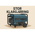 Klargjøring av Bensinaggregat (stor)