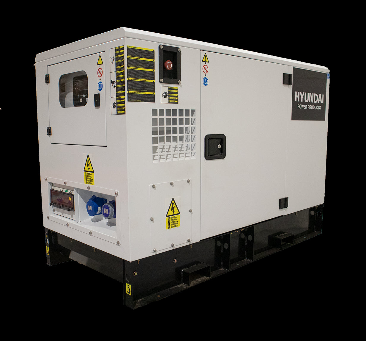 HYUNDAI DG14KSE Diesel strømaggregat 230V 3-Fase 13,8kVA  - 1500RPM - Vannkjølt - Image 2