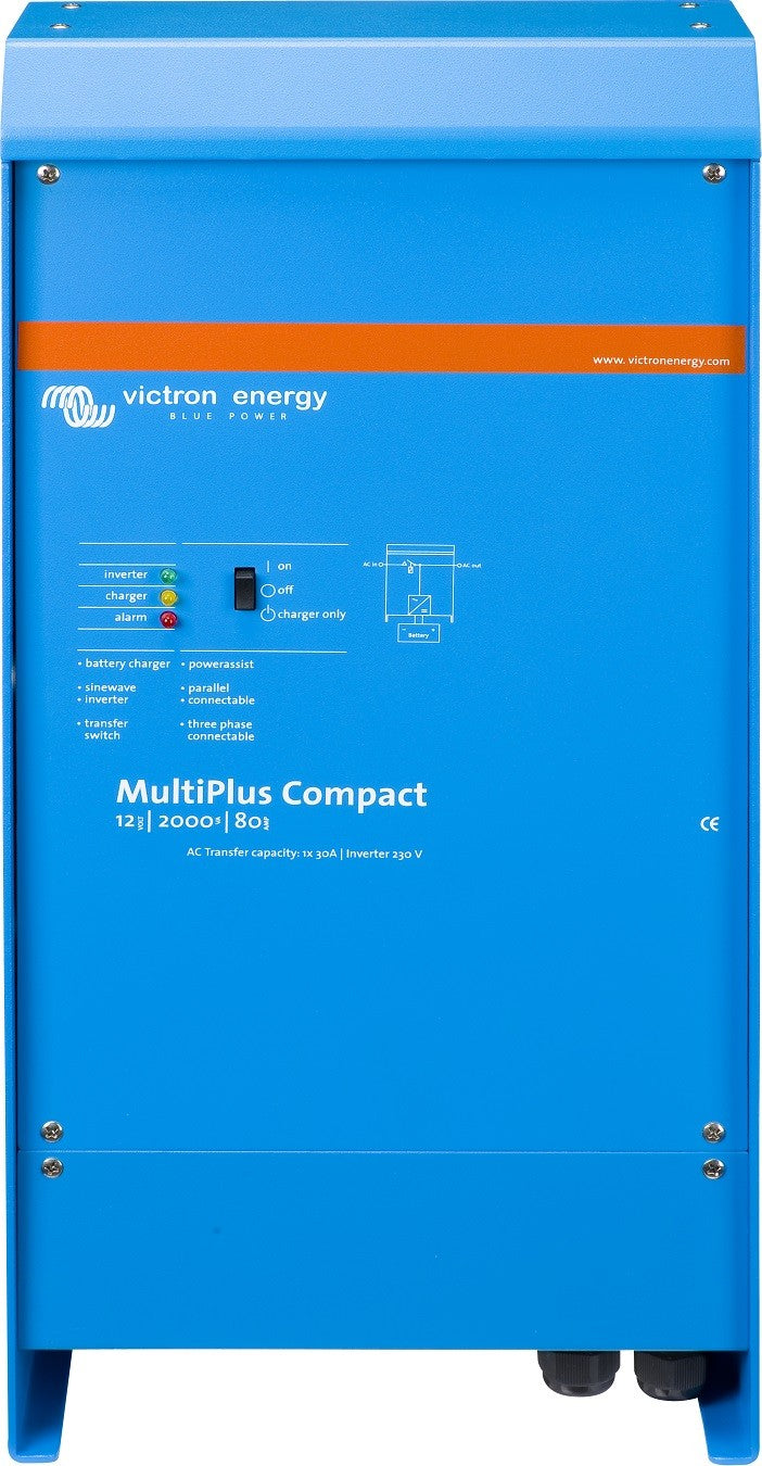 VICTRON MultiPlus C12/2000/80 kombi inverter og lader - Image 1