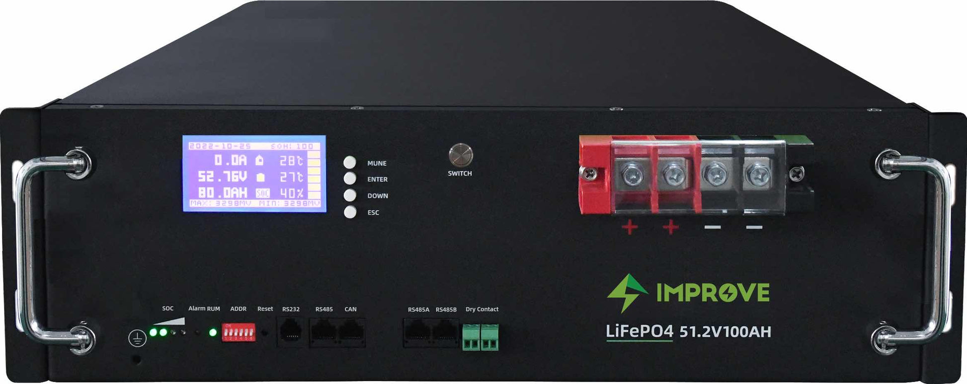 IMPROVE Lithium Rackbatteri 51,2V 100Ah - 5,12kWh - Image 2