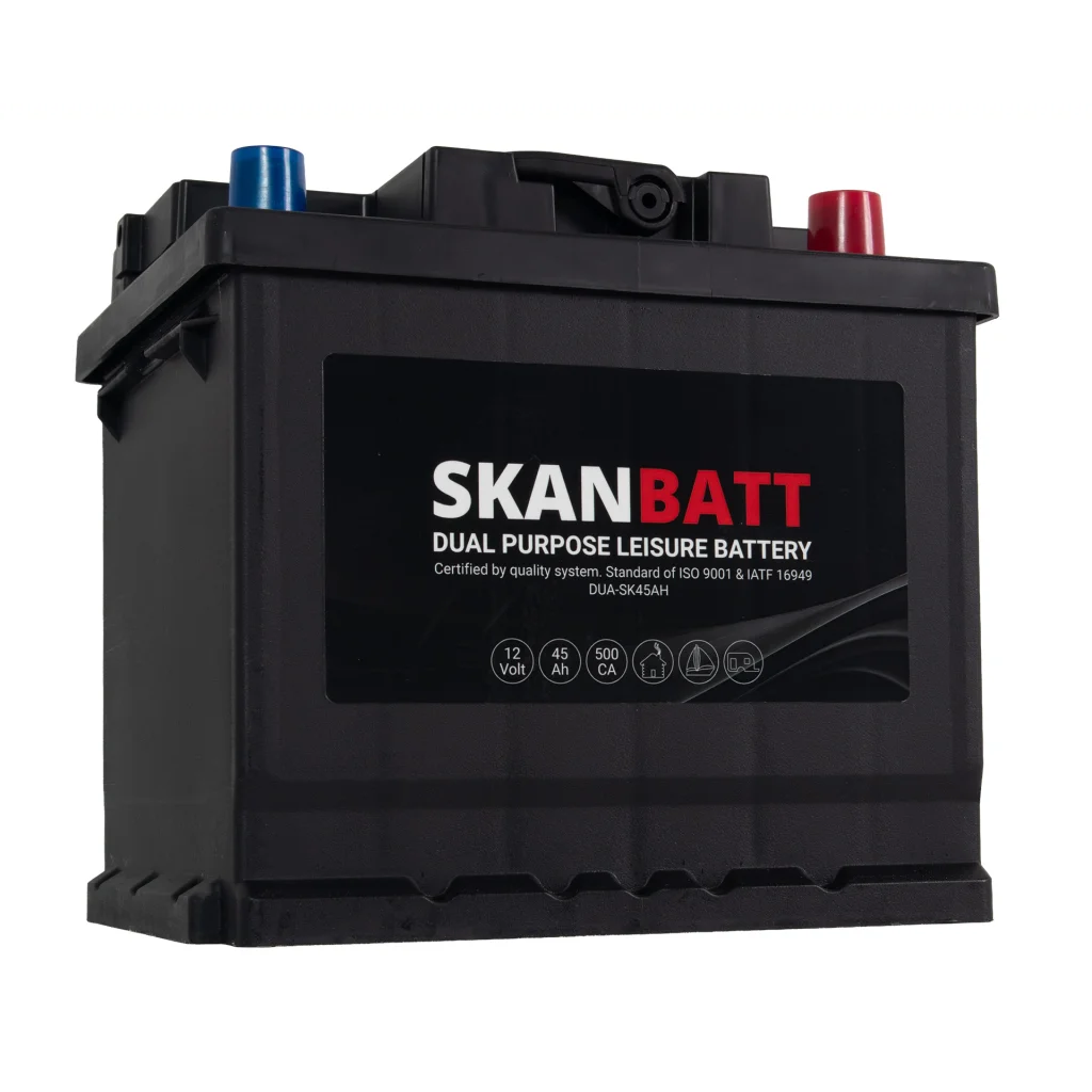 SKANBATT Dual Purpose 12V 45AH 500CA (207x175x190mm) +R