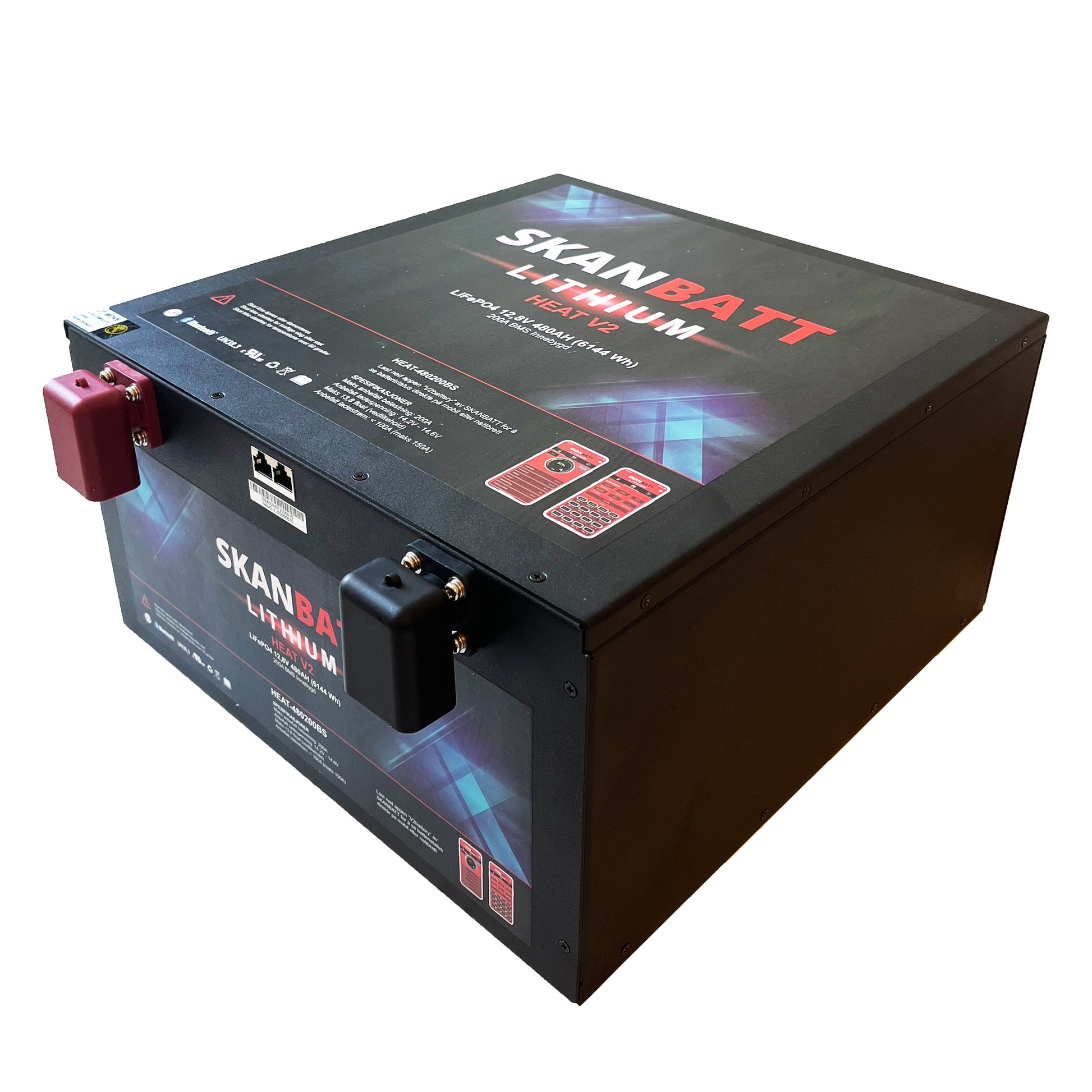 SKANBATT V2 Bobil "Under setet" modell 12V 480Ah - 150A BMS - HEAT - Bluetooth - Image 3