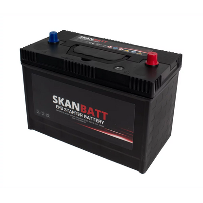 SKANBATT EFB Startbatteri 12V 115AH 1000CCA (330x173x239mm) +R