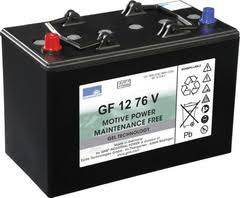 SONNENSCHEIN GEL Batteri 12V 76AH (330x171x235,5mm) +venstre - Proffvolt