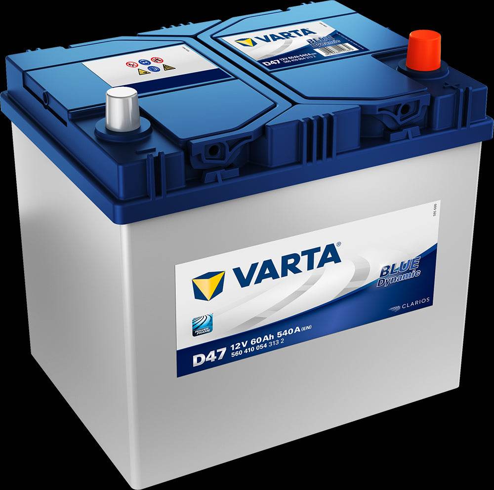 VARTA Blue Dynamic Batteri 12V 60AH 540CCA (232x173x200/225mm) +høyre D47 - Proffvolt