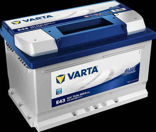 VARTA Blue Dynamic Batteri 12V 72AH 680CCA (278x175x175/175mm) +høyre E43 - Proffvolt
