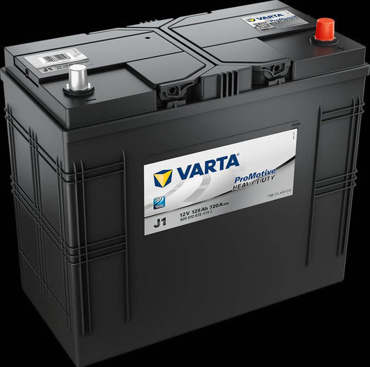 VARTA Promotive Black Batteri 12V 125AH 720CCA (349x175x270/290mm) +høyre J1 - Proffvolt