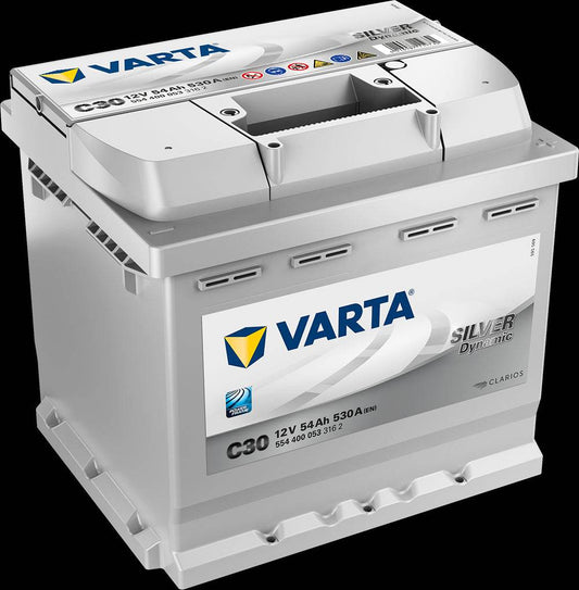 VARTA Silver Dynamic Batteri 12V 54AH 530CCA (207x175x190/190mm) +høyre C30 - Proffvolt